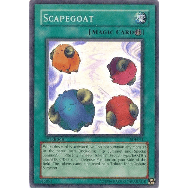 Scapegoat - SDJ-041 - Super Rare (español) JUGADA