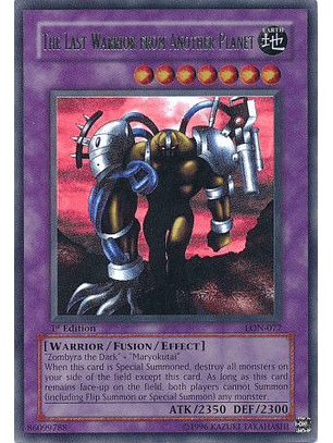 The Last Warrior from Another Planet - LON-077 - Ultra Rare