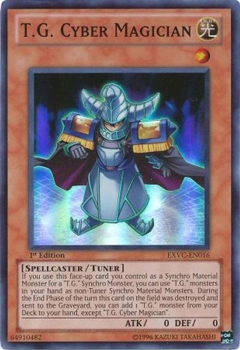 T.G. Cyber Magician - EXVC-EN016 - Super Rare
