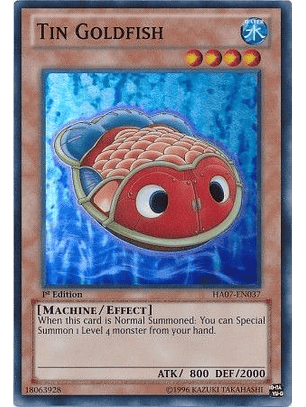 Tin Goldfish - HA07-EN037 - Super Rare