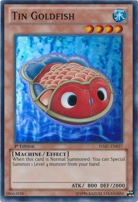 Tin Goldfish - HA07-EN037 - Super Rare