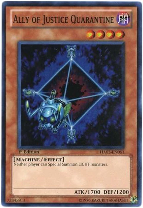Ally of Justice Quarantine - HA03-EN051 - Super Rare