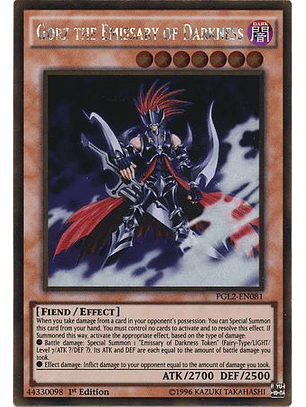 Gorz the Emissary of Darkness - PGL2-EN081 - Gold Rare