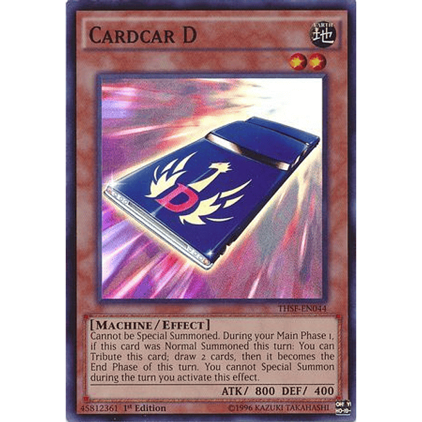 Cardcar D - THSF-EN044 - Super Rare 