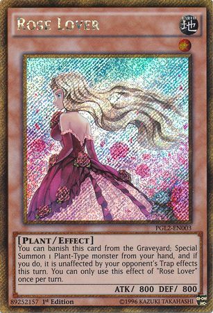 Rose Lover - PGL2-EN003 - Gold Secret Rare  1
