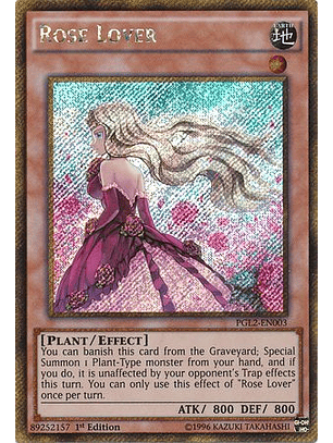 Rose Lover - PGL2-EN003 - Gold Secret Rare 