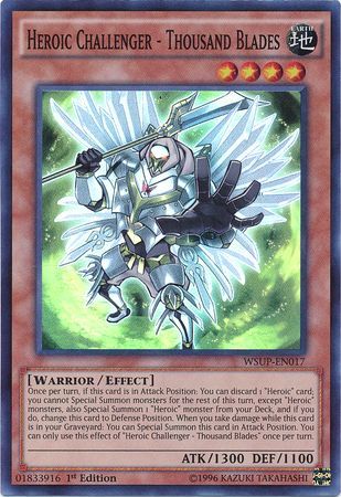Heroic Challenger - Thousand Blades - WSUP-EN017 - Super Rare 1