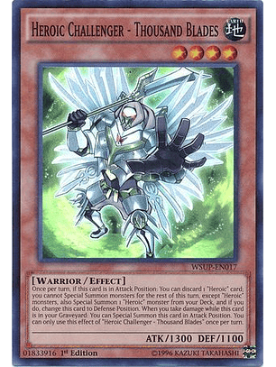 Heroic Challenger - Thousand Blades - WSUP-EN017 - Super Rare