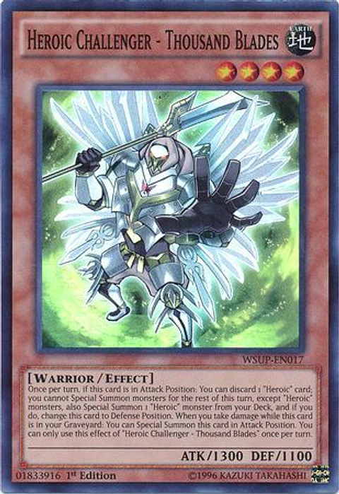 Heroic Challenger - Thousand Blades - WSUP-EN017 - Super Rare
