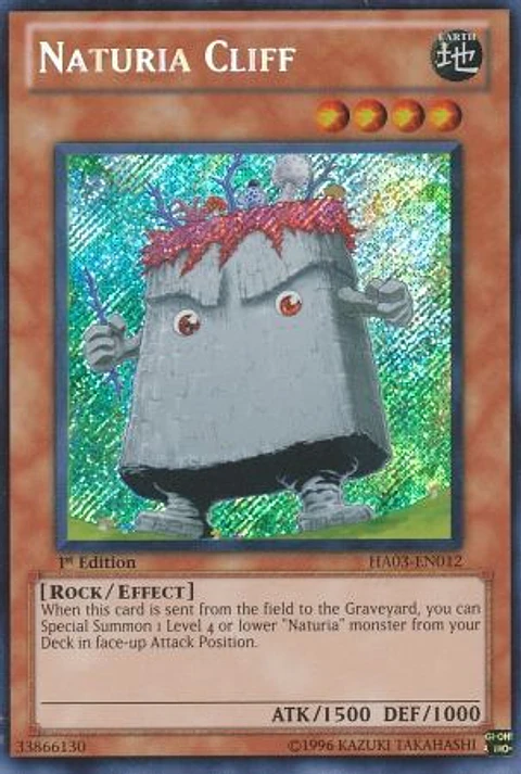 Naturia Cliff - HA03-EN012 - Secret Rare