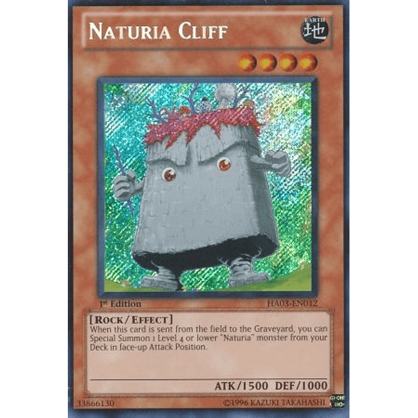 Naturia Cliff - HA03-EN012 - Secret Rare