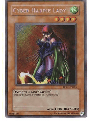 Cyber Harpie Lady - RP01-EN096 - Secret Rare