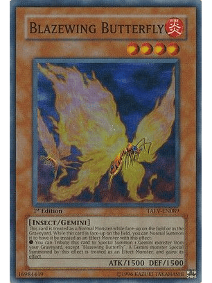 Blazewing Butterfly - TAEV-EN089 - Super Rare