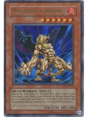 Manticore of Darkness - IOC-067 - Ultra Rare