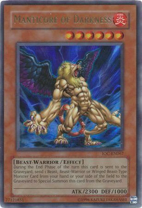 Manticore of Darkness - IOC-067 - Ultra Rare