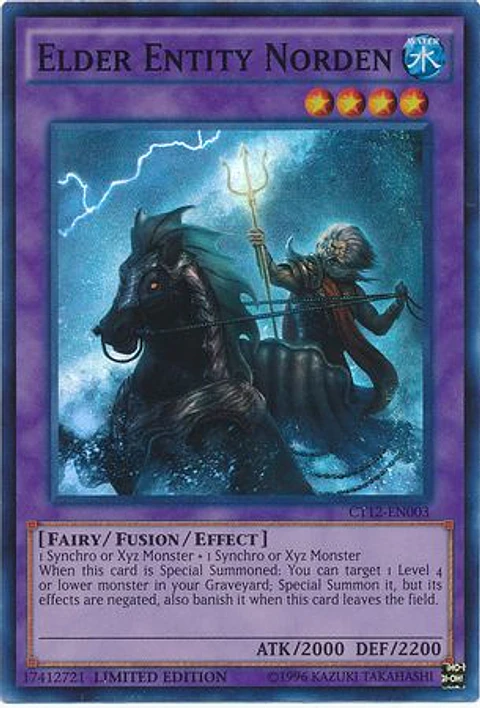Elder Entity Norden - CT12-EN003 - Super Rare Limited Edition