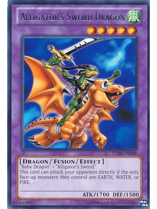 Alligator's Sword Dragon - TU08-EN008 - Rare