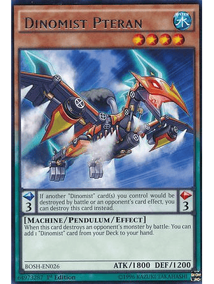 Dinomist Pteran - BOSH-EN026 - Rare
