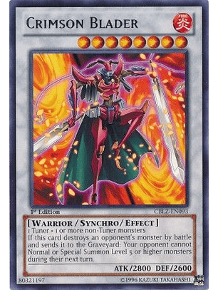 Crimson Blader - CBLZ-EN093 - Rare