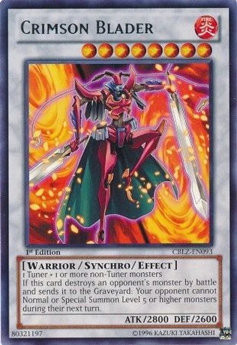 Crimson Blader - CBLZ-EN093 - Rare