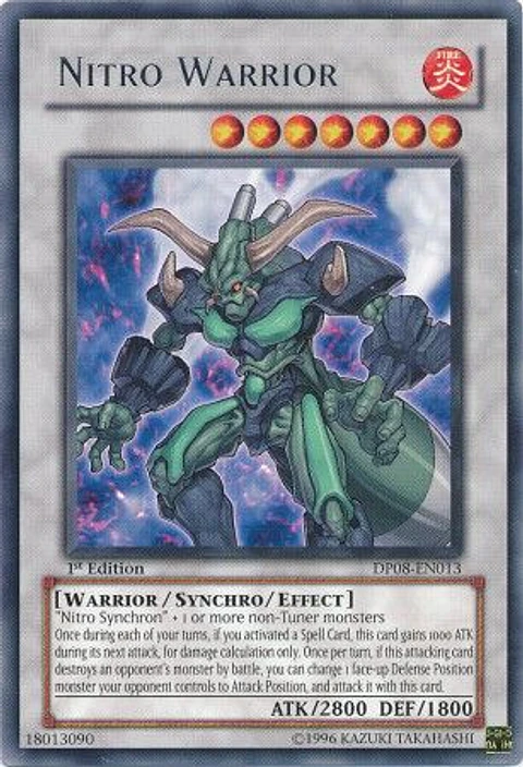 Nitro Warrior - DP08-EN013 - Rare