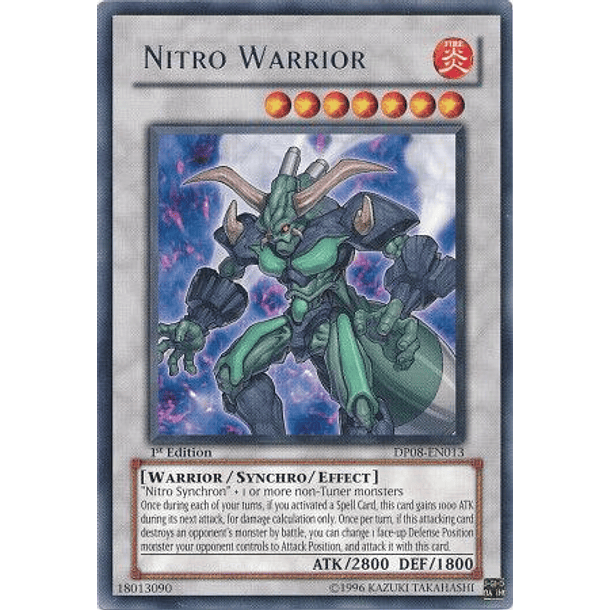 Nitro Warrior - DP08-EN013 - Rare