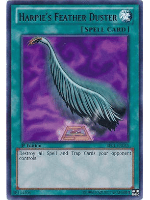 Harpie's Feather Duster - BP01-EN035 - Rare
