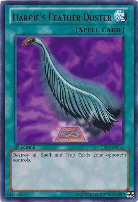 Harpie's Feather Duster - BP01-EN035 - Rare