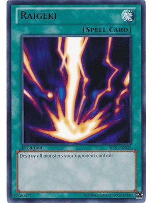 Raigeki - BP01-EN032 - Rare 