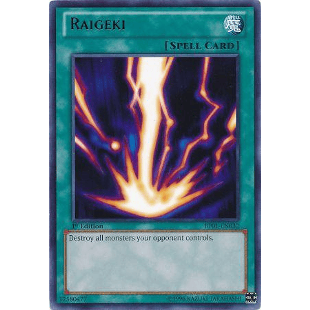 Raigeki - BP01-EN032 - Rare 