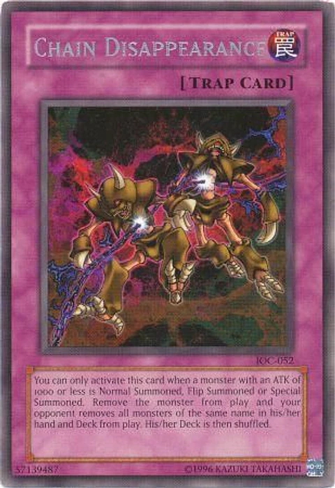 Chain Disappearance - IOC-052 - Rare