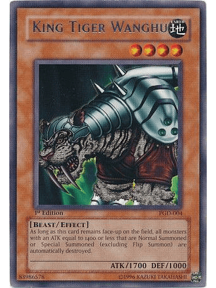 King Tiger Wanghu - PGD-004 - Rare (jugado)
