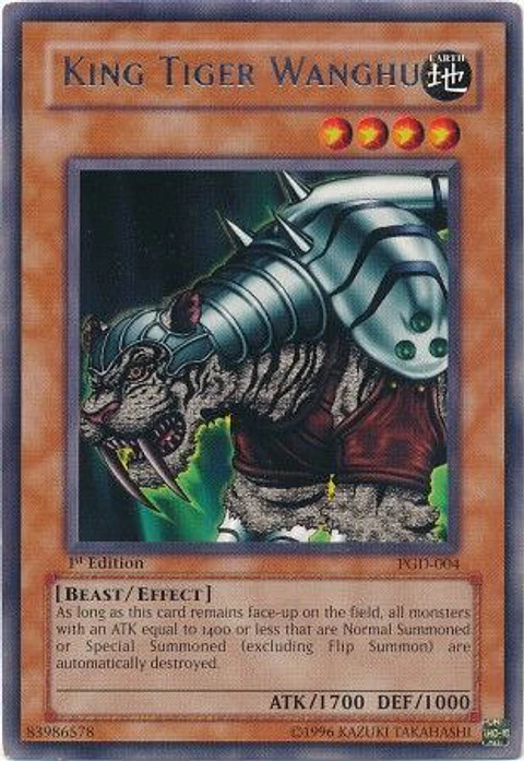 King Tiger Wanghu - PGD-004 - Rare (jugado)