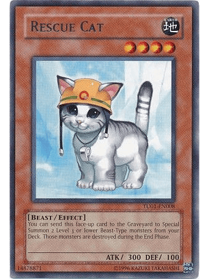 Rescue Cat - TU01-EN008 - Rare
