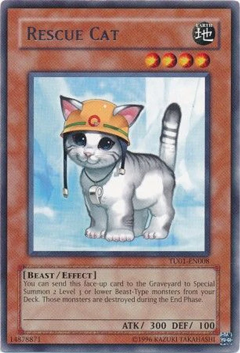 Rescue Cat - TU01-EN008 - Rare