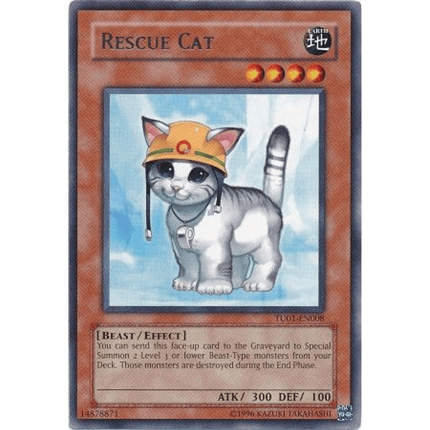Rescue Cat - TU01-EN008 - Rare