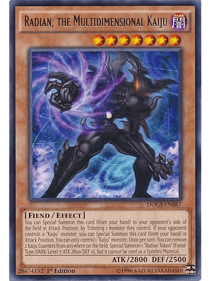 Radian, the Multidimensional Kaiju - DOCS-EN087 - Rare (español)