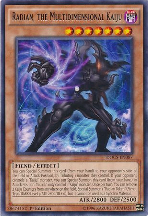 Radian, the Multidimensional Kaiju - DOCS-EN087 - Rare (español)