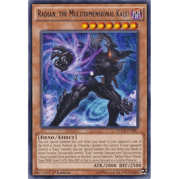 Radian, the Multidimensional Kaiju - DOCS-EN087 - Rare (español)