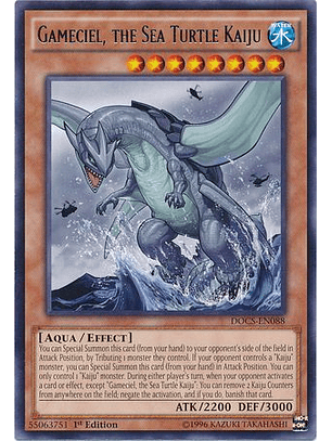 Gameciel, the Sea Turtle Kaiju - DOCS-EN088 - Rare 