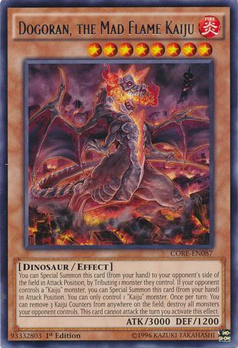 Dogoran, the Mad Flame Kaiju - CORE-EN087 - Rare