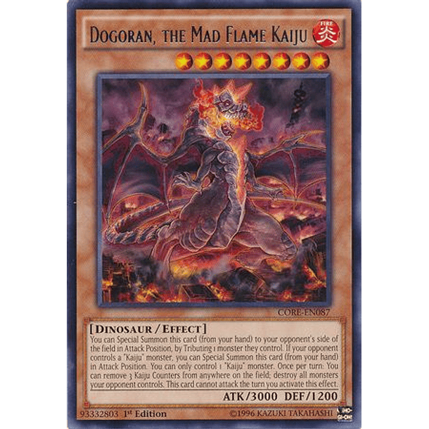 Dogoran, the Mad Flame Kaiju - CORE-EN087 - Rare