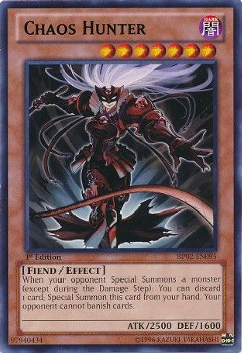 Chaos Hunter - BP02-EN095 - Rare 