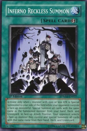Inferno Reckless Summon - SDMM-EN027 - Common 1