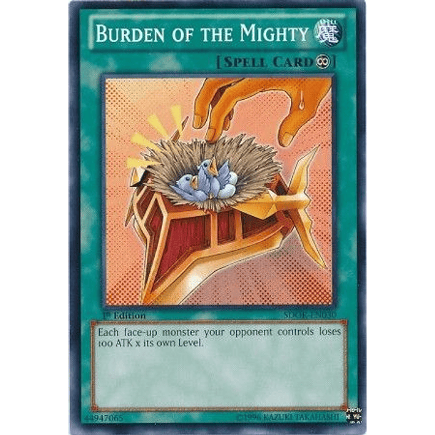 Burden of the Mighty - SDOK-EN030 - Common