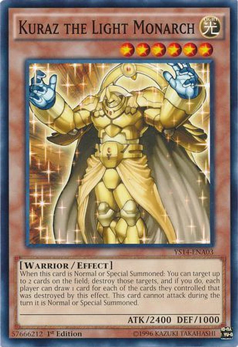 Kuraz the Light Monarch - YS14-ENA03 - Common