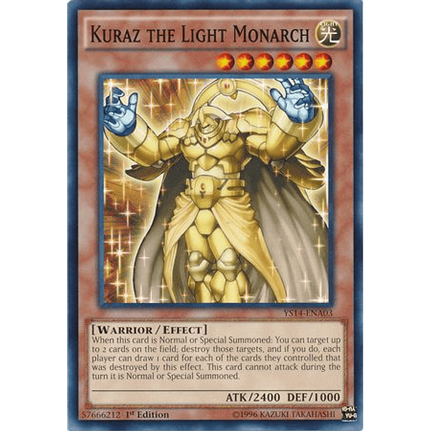 Kuraz the Light Monarch - YS14-ENA03 - Common