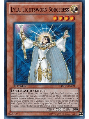 Lyla, Lightsworn Sorceress - SDDC-EN021 - Common 