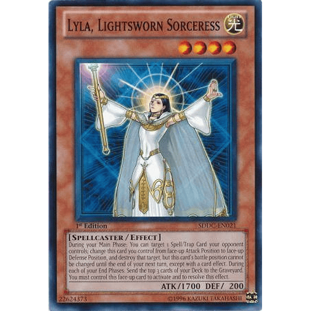 Lyla, Lightsworn Sorceress - SDDC-EN021 - Common 