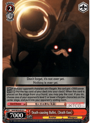 Death-causing Bullet, 《Death Gun》 - C